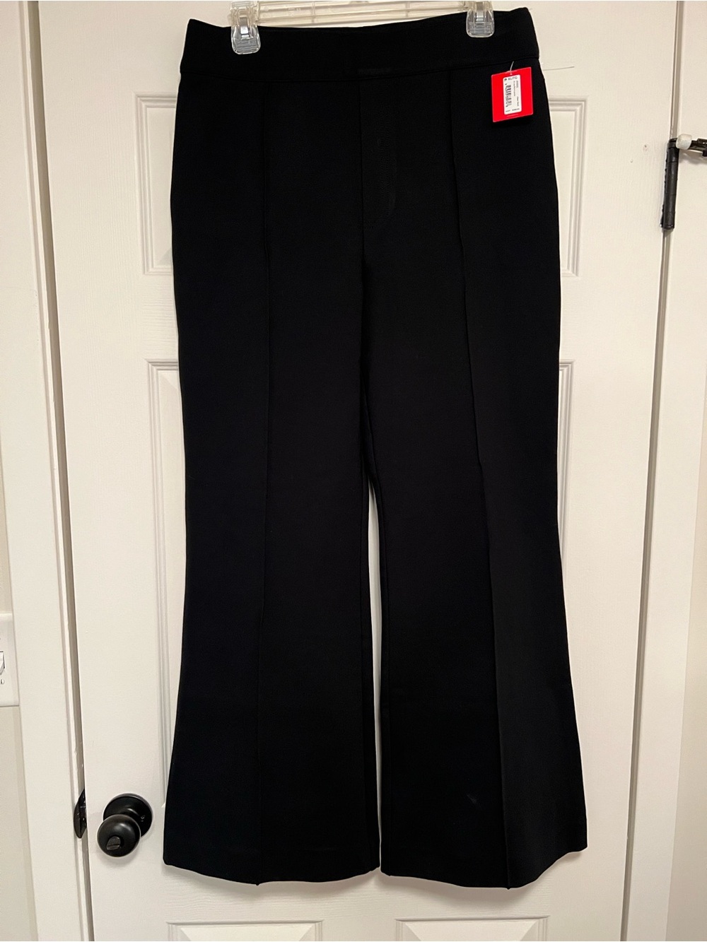SPANX Black Women's High arise Flared Ponte Pants